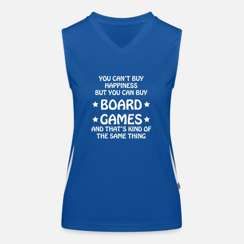 boardgame chess backgammon game night Funktionelles Kontrast-Tank Top für Frauen
