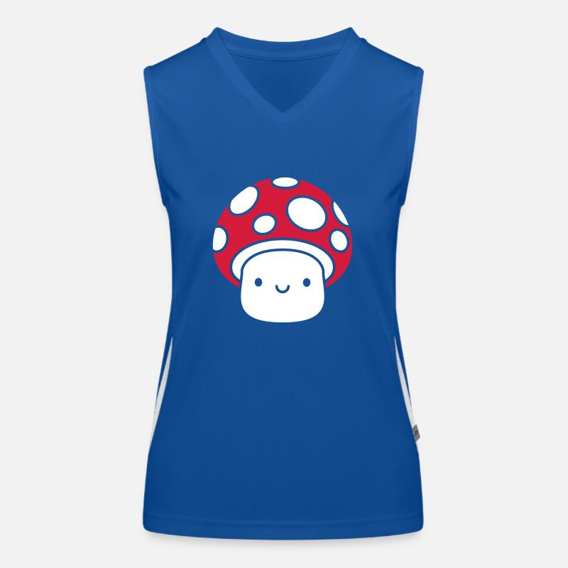 Kleiner süßer Pilz Funktionelles Kontrast-Tank Top für Frauen