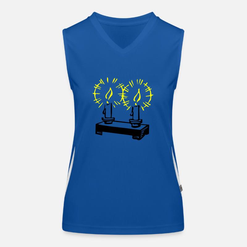 Bougies 02 Débardeur respirant contrasté Femme