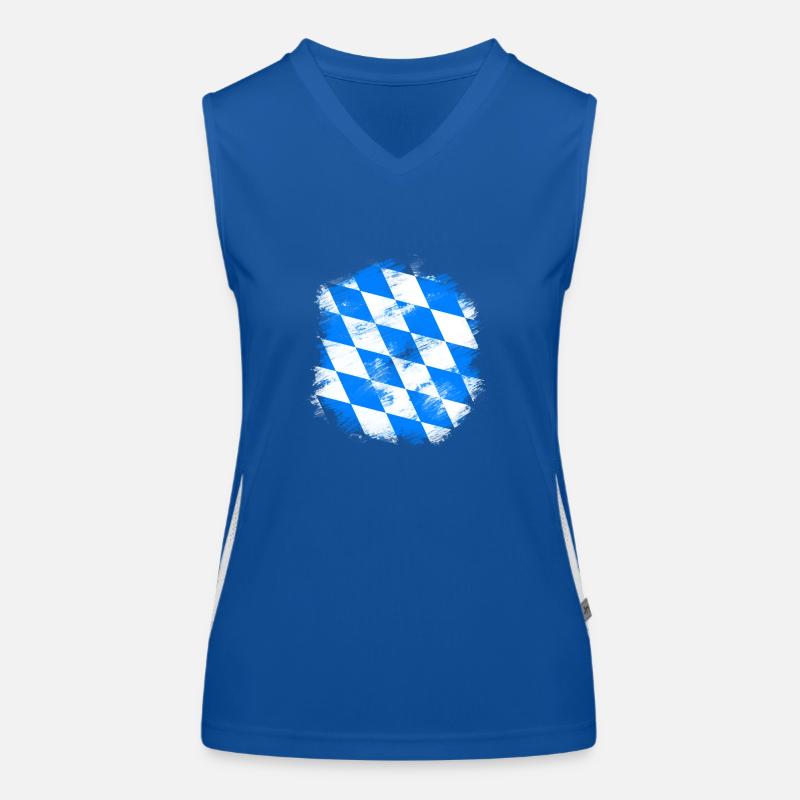 Bayern Funktionelles Kontrast-Tank Top für Frauen