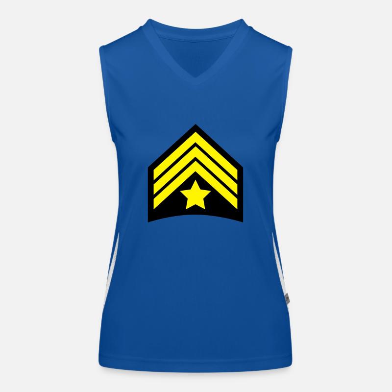 sergeant_cop__f2 Funktionelles Kontrast-Tank Top für Frauen