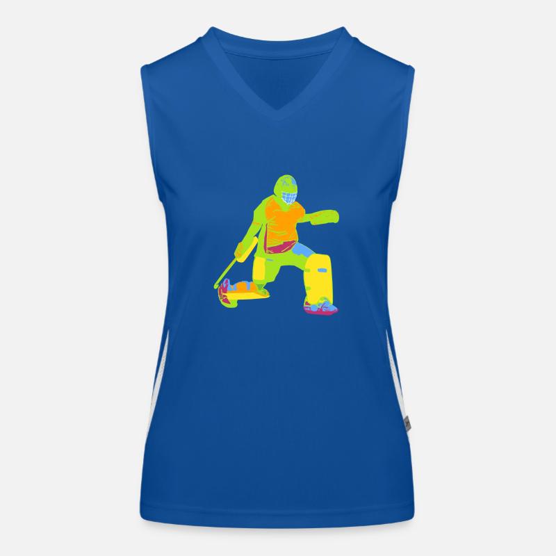 Torwart bunt Funktionelles Kontrast-Tank Top für Frauen