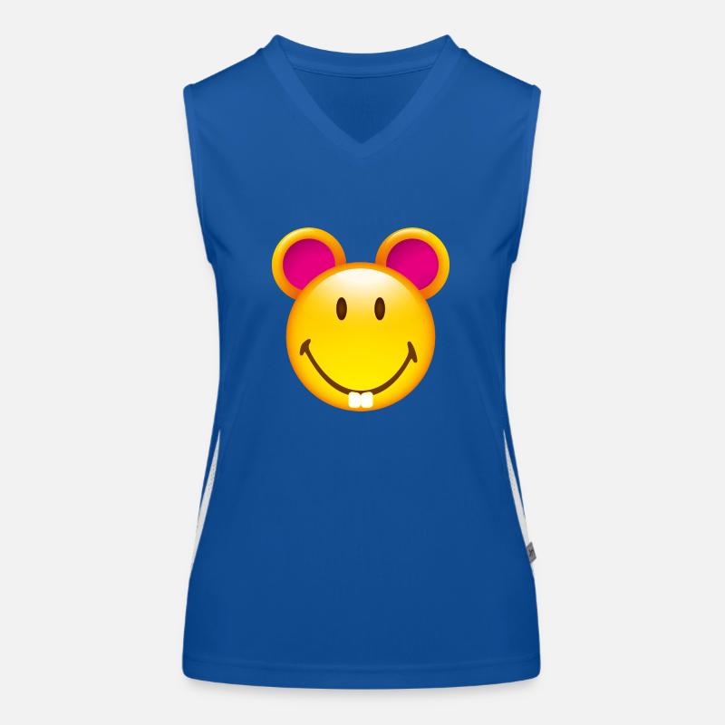 Smiley Mouse Débardeur respirant contrasté Femme