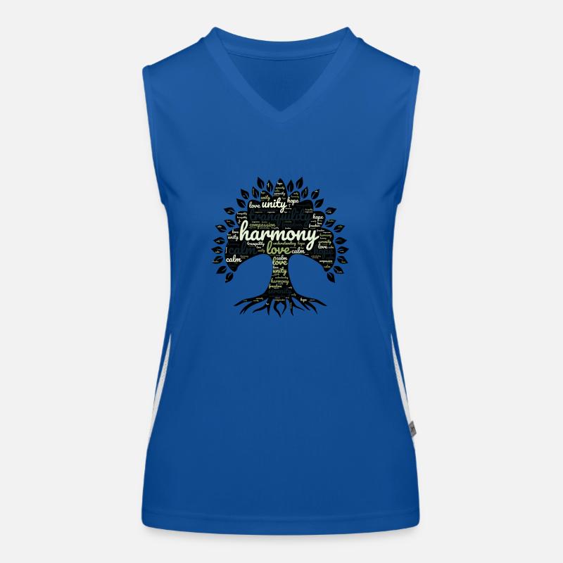 treeoflife4 Women's Functional Contrast Tank Top
