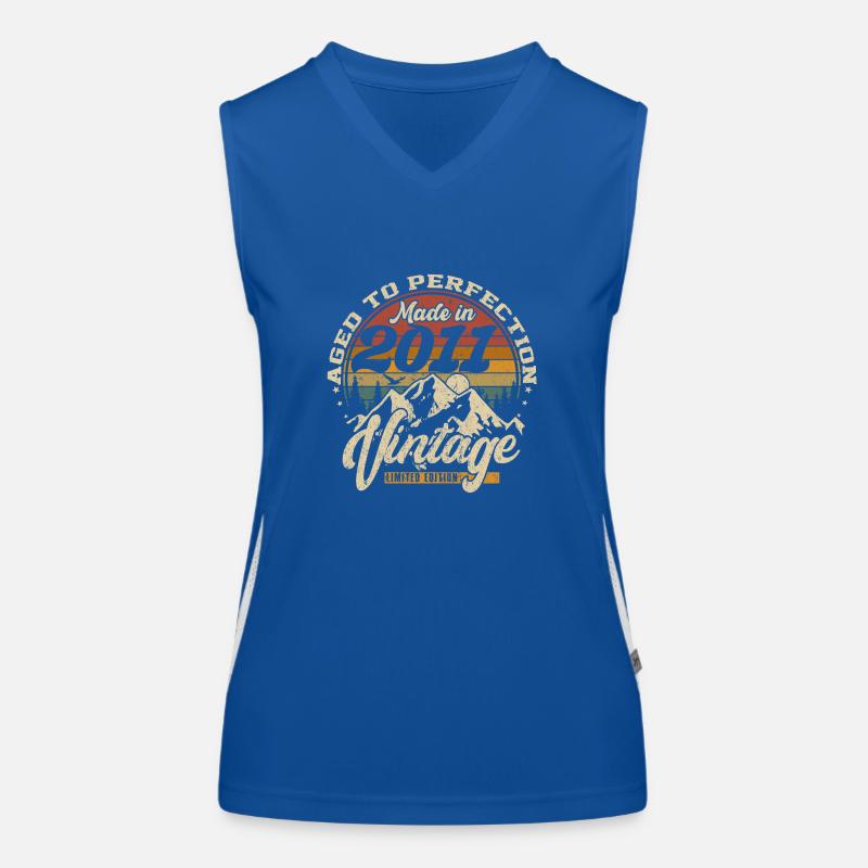 Made in 2011 Vintage Limited Edition Gift Women's Functional Contrast Tank Top