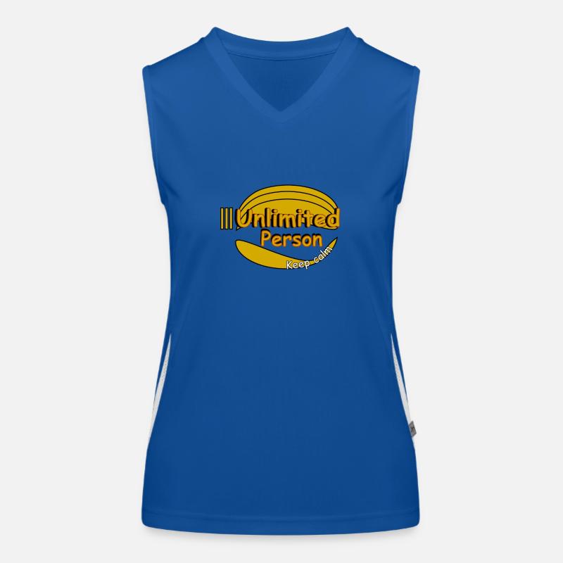 Keep calm Funktionelles Kontrast-Tank Top für Frauen