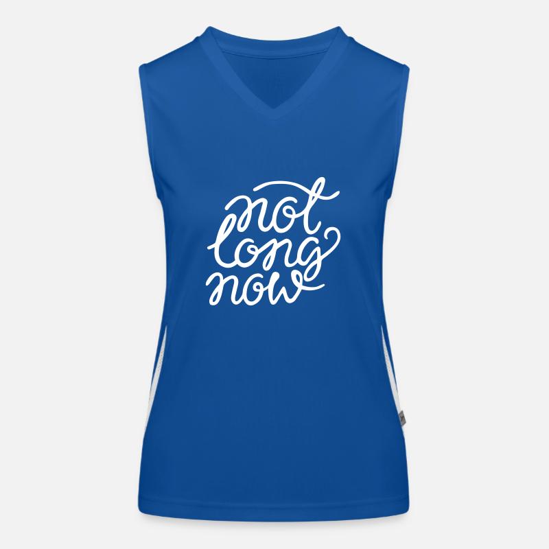 Pas longtemps maintenant pas longtemps enceinte pour longtemps Débardeur respirant contrasté Femme