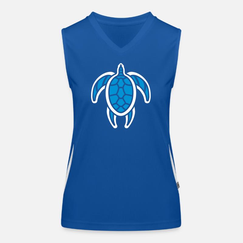 Tortue de petite taille Débardeur respirant contrasté Femme
