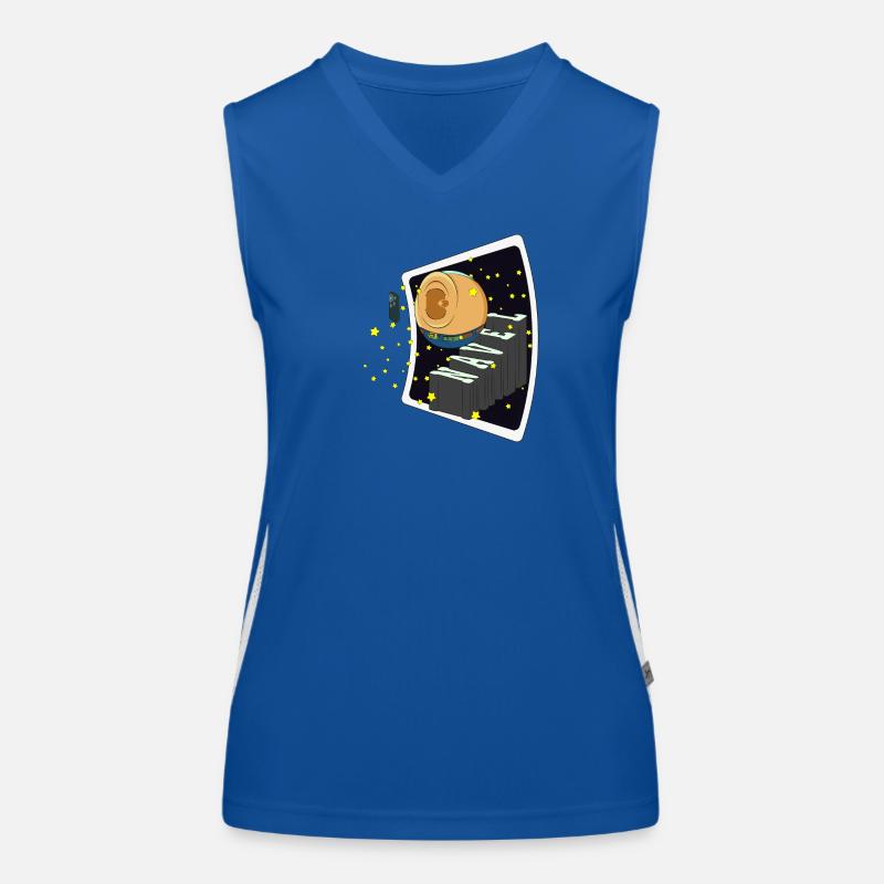 SELFIE NAVEL Women's Functional Contrast Tank Top