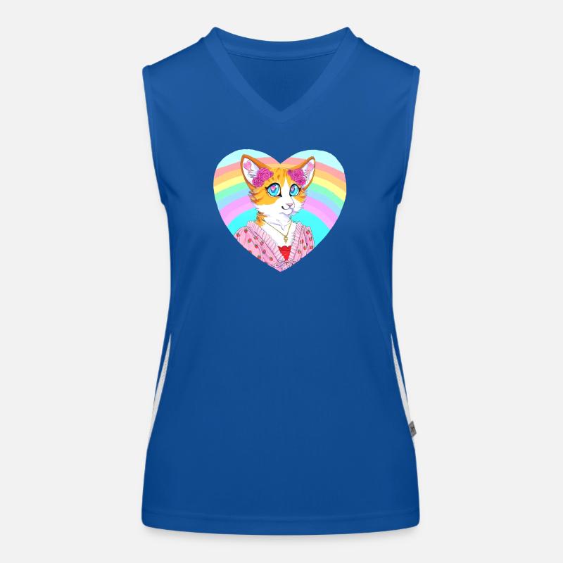 Sommerkuss Funktionelles Kontrast-Tank Top für Frauen