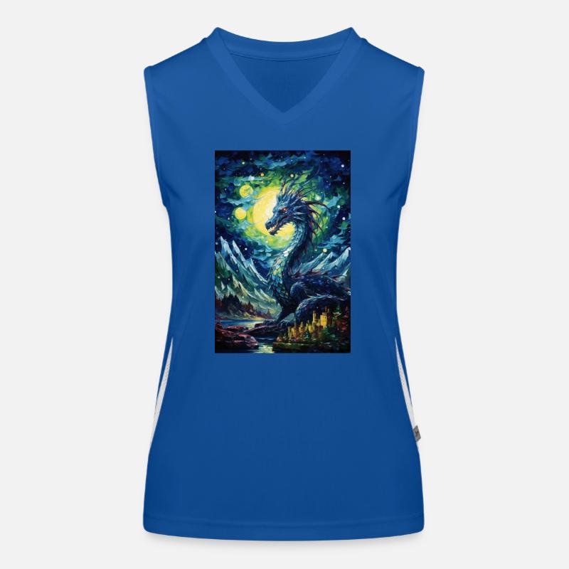 Dragon Débardeur respirant contrasté Femme