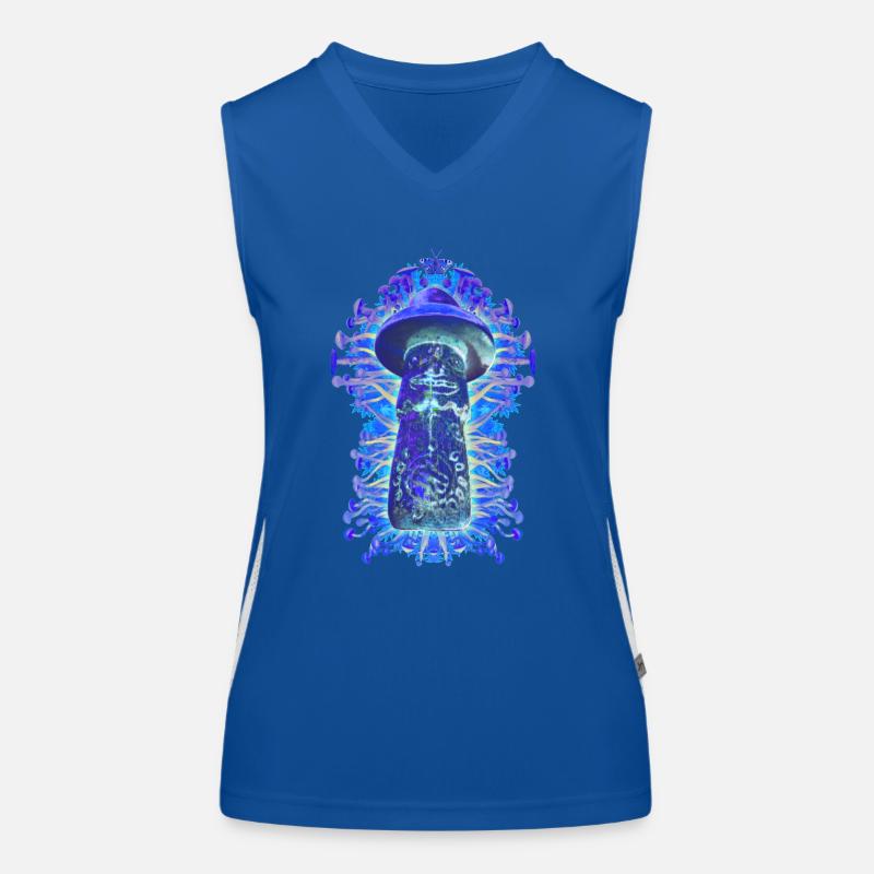 Shroomsplash Funktionelles Kontrast-Tank Top für Frauen