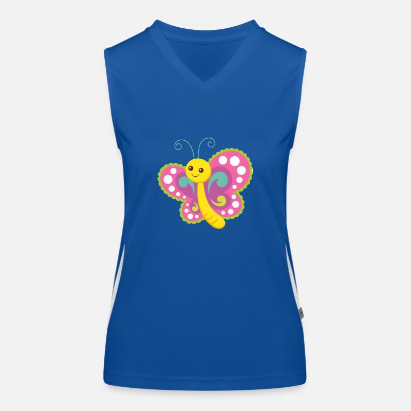 papillon édition limitée - Papillon Débardeur respirant contrasté Femme