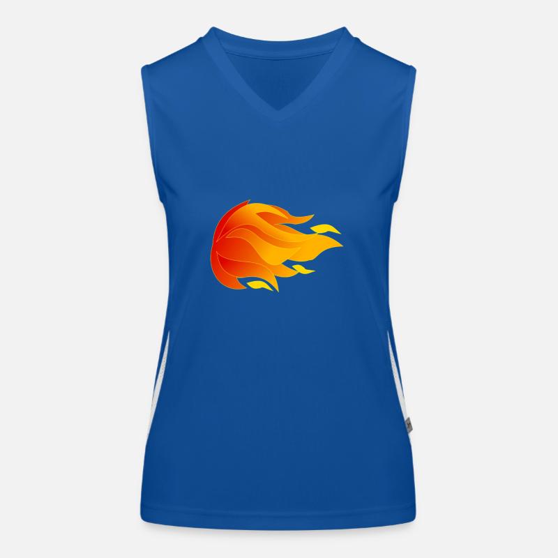 Flames Women's Functional Contrast Tank Top