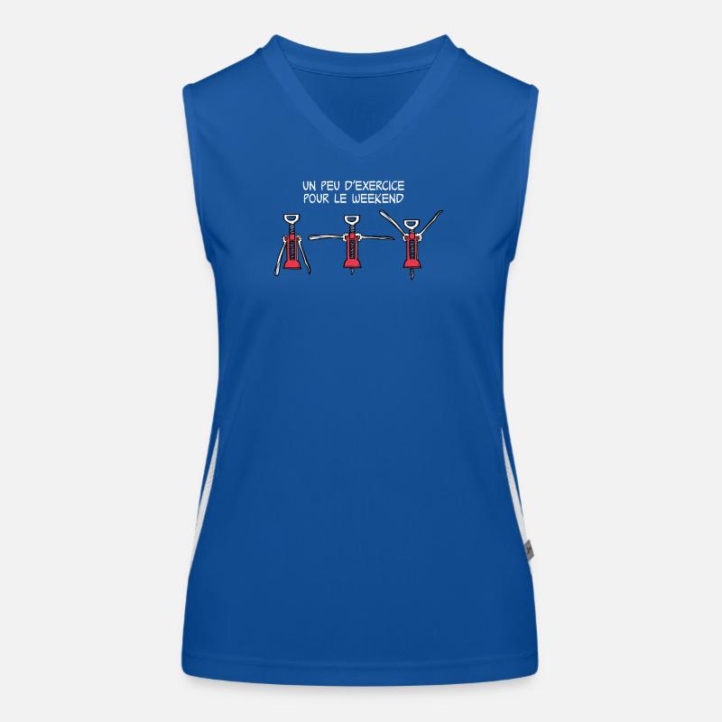 Exercice pour le weekend Débardeur respirant contrasté Femme