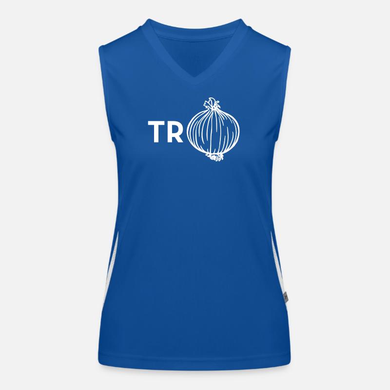 Pullover mit Zwiebeln Funktionelles Kontrast-Tank Top für Frauen