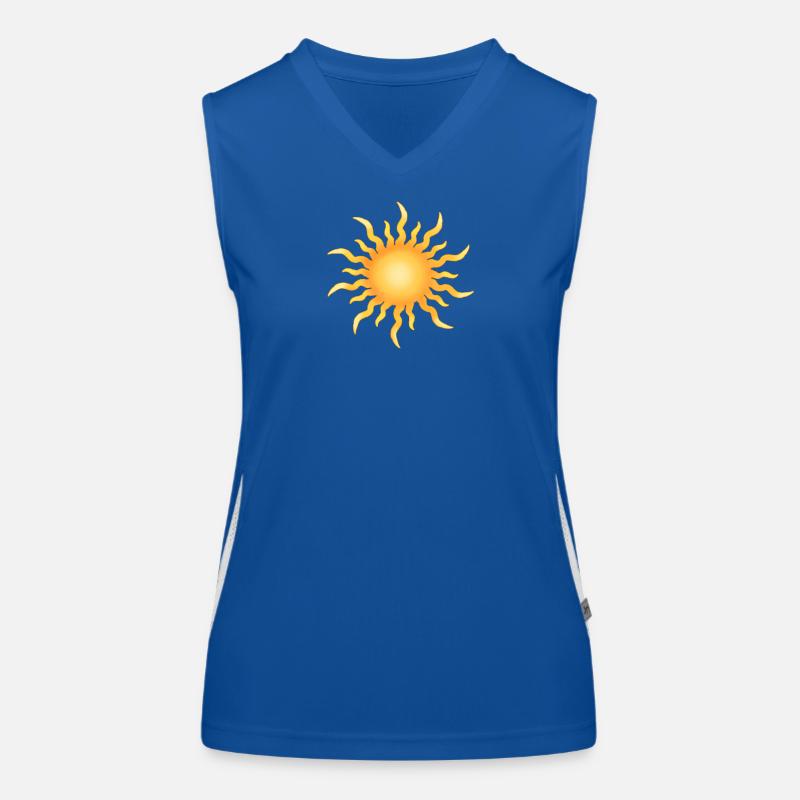 Sonne Funktionelles Kontrast-Tank Top für Frauen