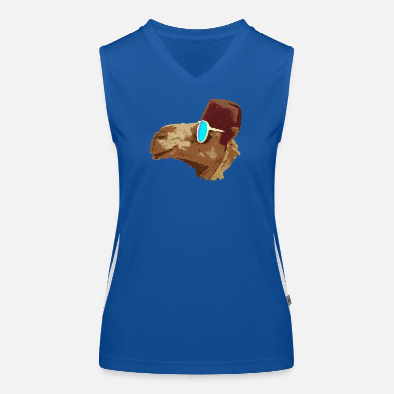 Kamel Cool Funktionelles Kontrast-Tank Top für Frauen