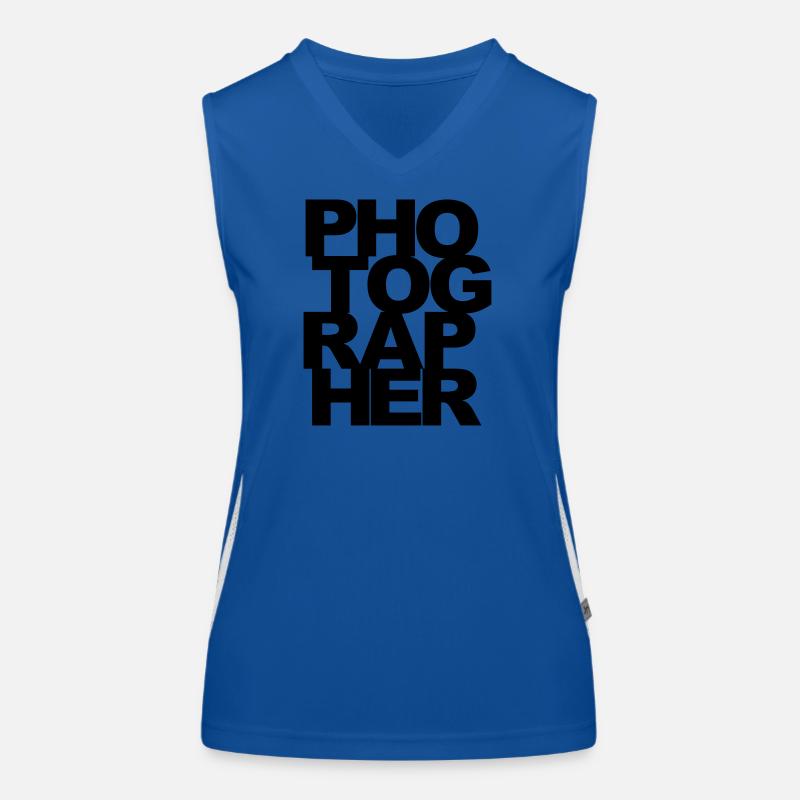 Fotograf Funktionelles Kontrast-Tank Top für Frauen