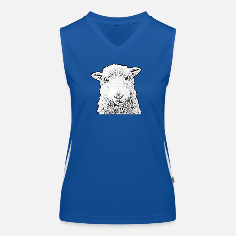 sheep Women's Functional Contrast Tank Top