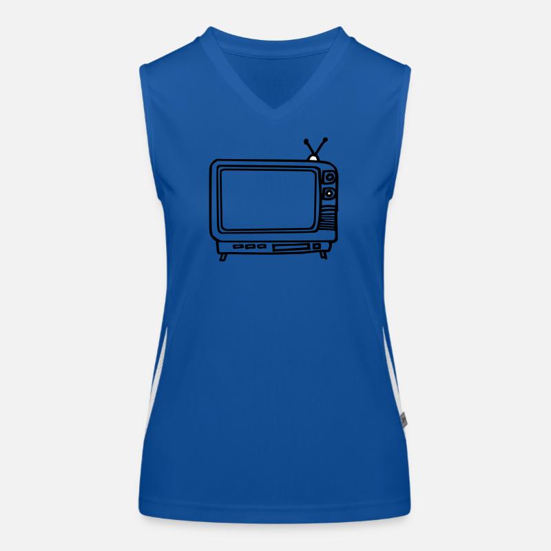 Fernseher Funktionelles Kontrast-Tank Top für Frauen