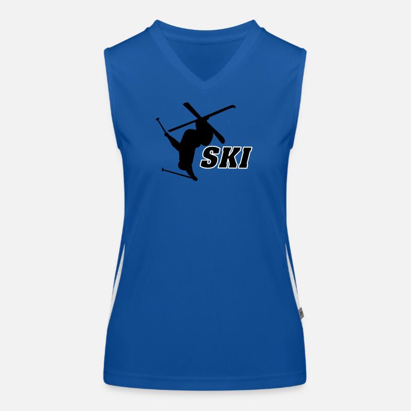 Ski Funktionelles Kontrast-Tank Top für Frauen