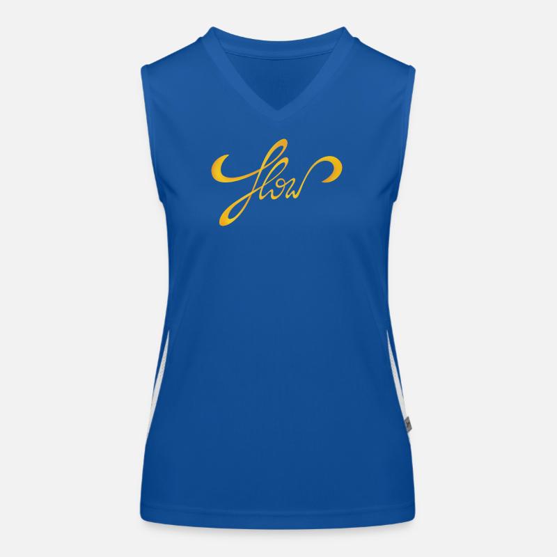 Flow - today everything is very easy Women's Functional Contrast Tank Top