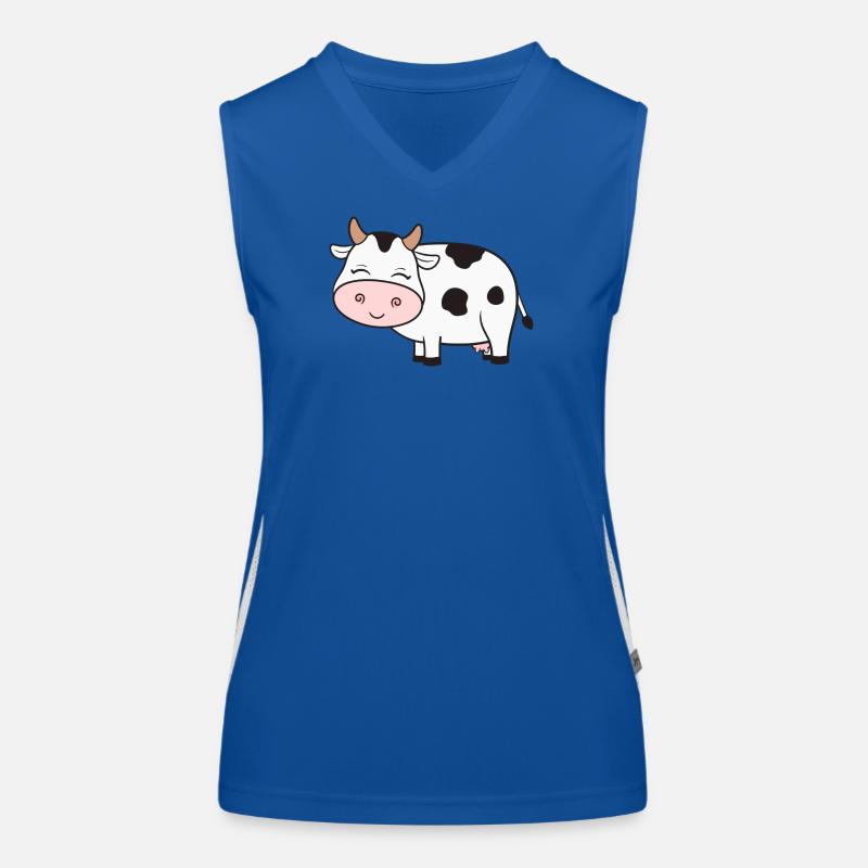 Cow Cows Women's Functional Contrast Tank Top