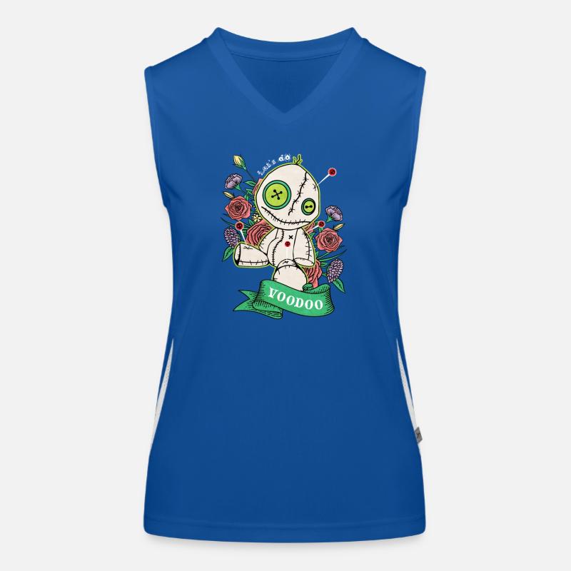Let's Do Voodoo Women's Functional Contrast Tank Top