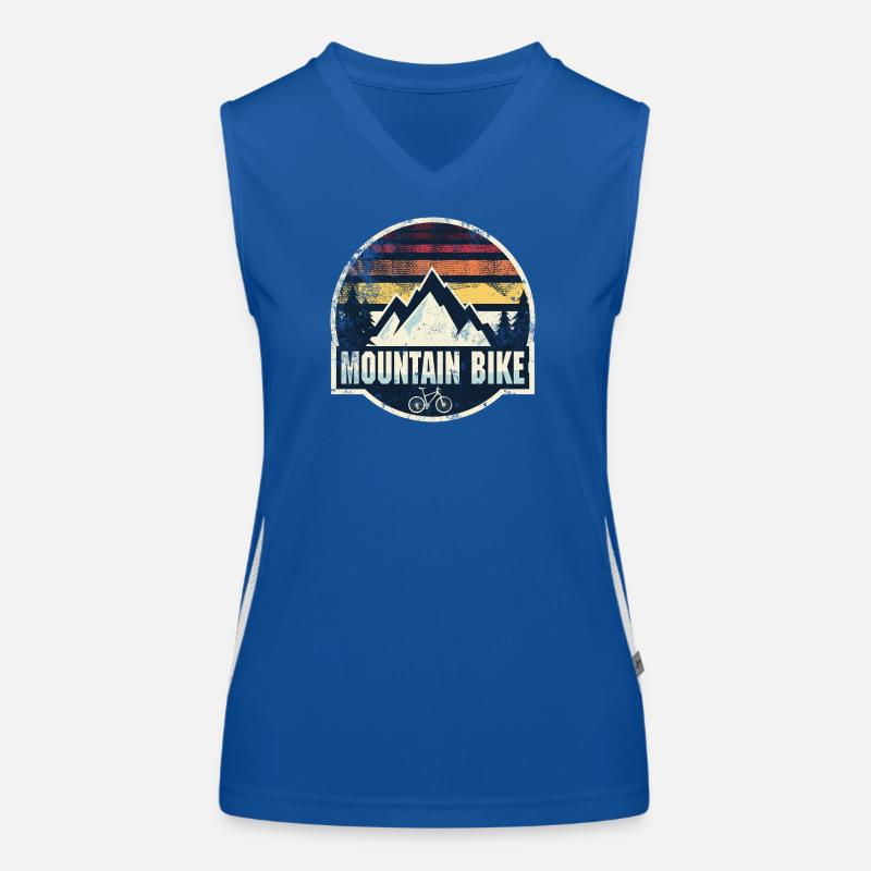 Patch rétro pour VTT Débardeur respirant contrasté Femme