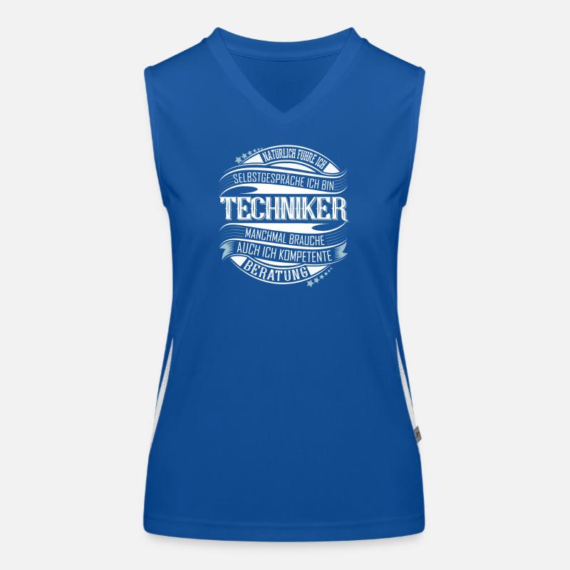Techniker Funktionelles Kontrast-Tank Top für Frauen