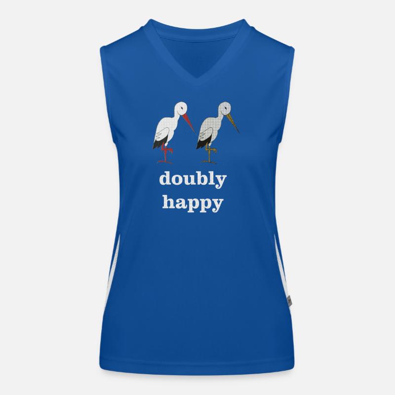 storch doubly happy Funktionelles Kontrast-Tank Top für Frauen