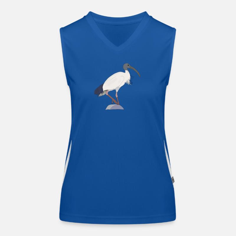 ibis bin Vogel Funktionelles Kontrast-Tank Top für Frauen
