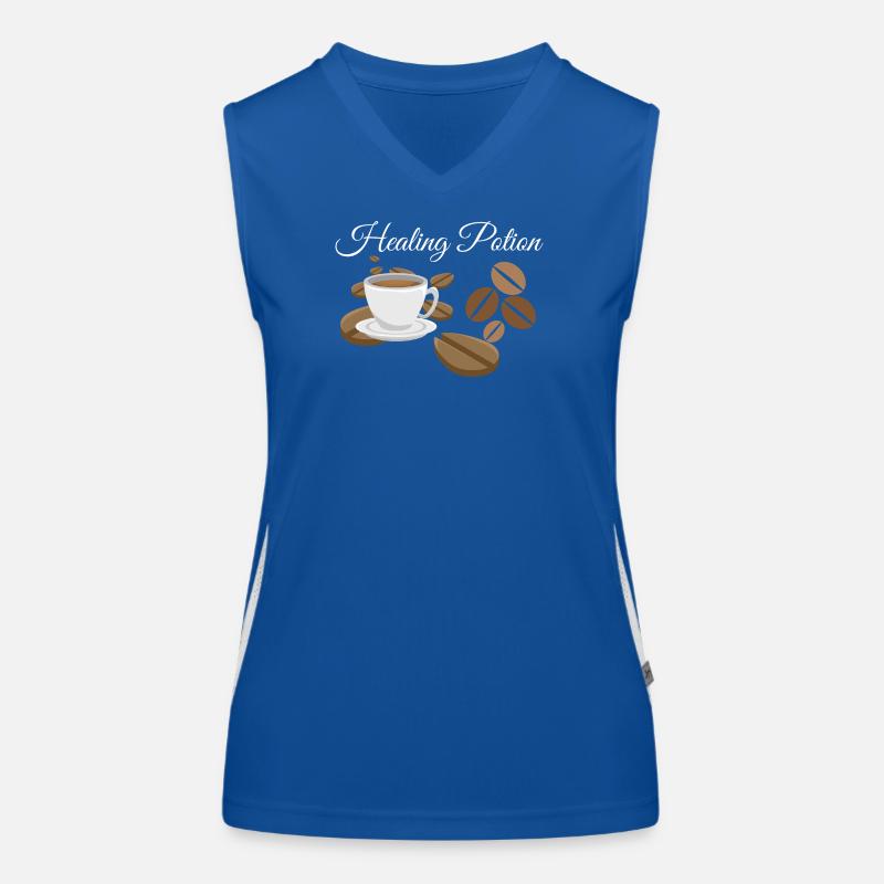 Healing Potion Coffee Brew Women's Functional Contrast Tank Top