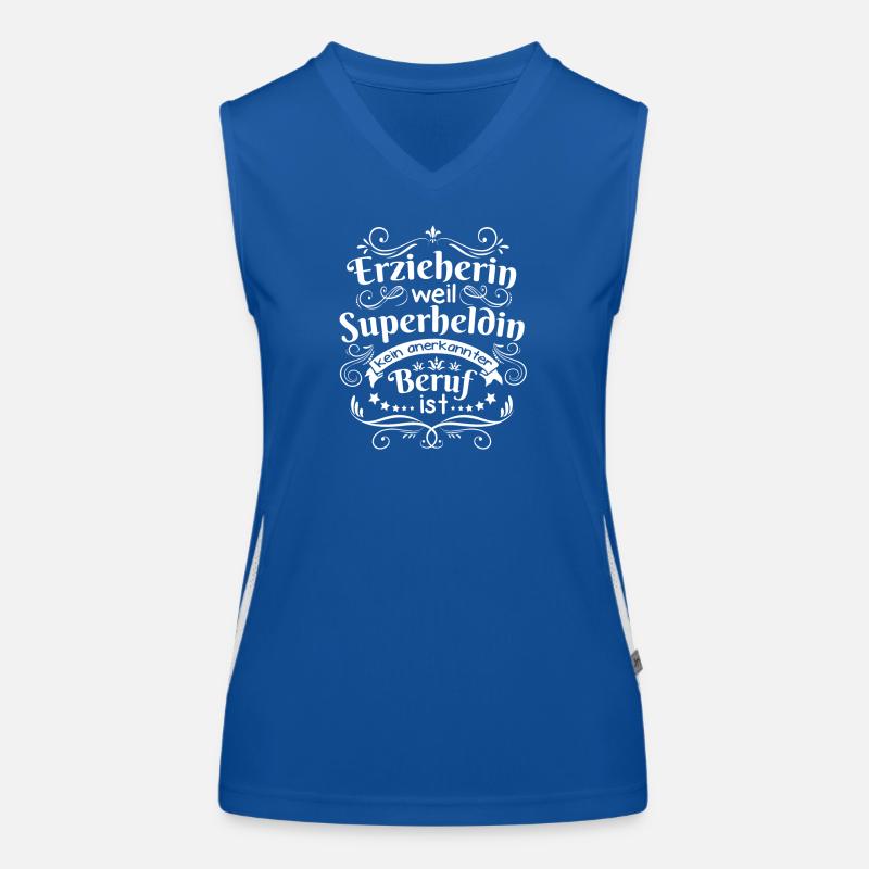 Erzieherin geschenkideen Funktionelles Kontrast-Tank Top für Frauen