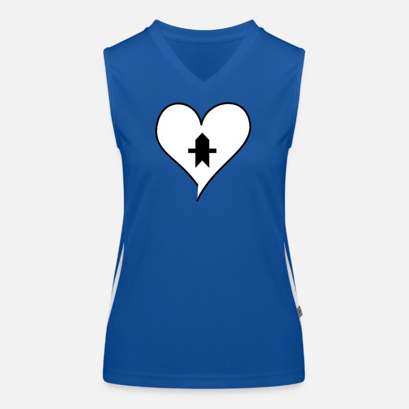 Vorfahrt Funktionelles Kontrast-Tank Top für Frauen