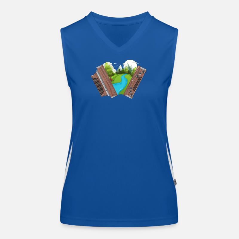 Steirische Harmonika Heimat | ZiachON! Funktionelles Kontrast-Tank Top für Frauen