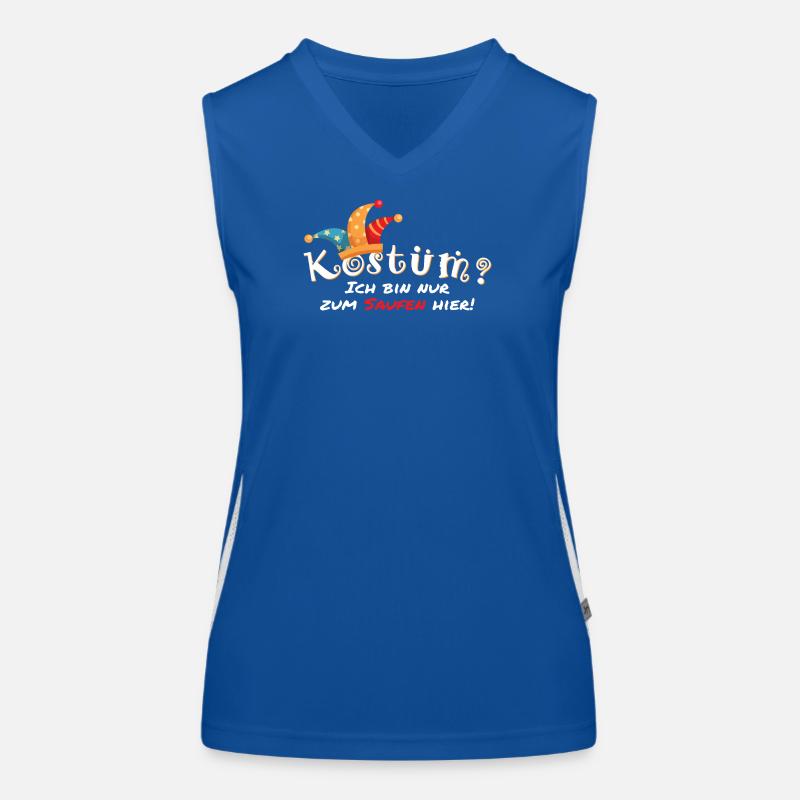 Faschings Kostüm? Funktionelles Kontrast-Tank Top für Frauen