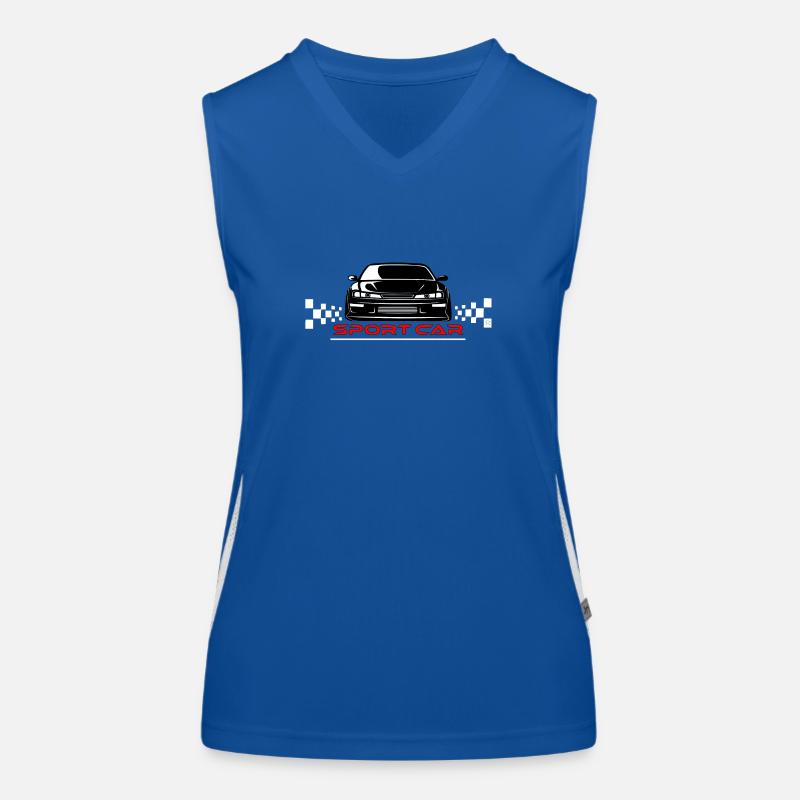 Sport car Women's Functional Contrast Tank Top