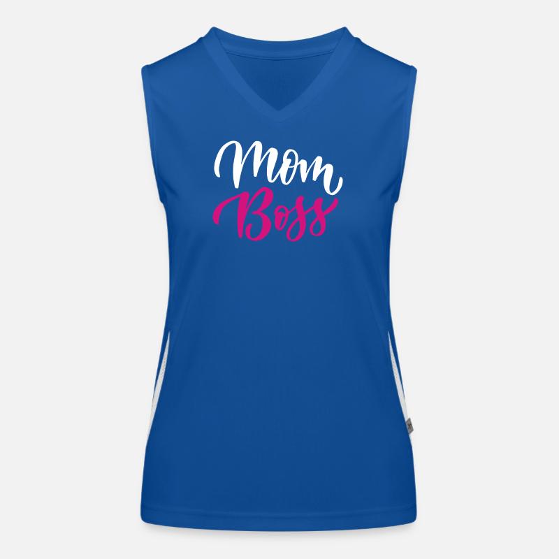 Mama Boss Funktionelles Kontrast-Tank Top für Frauen