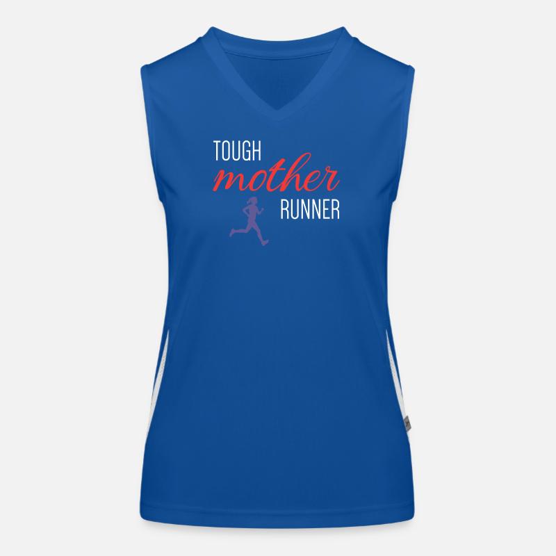 Mère coureuse coriace Débardeur respirant contrasté Femme