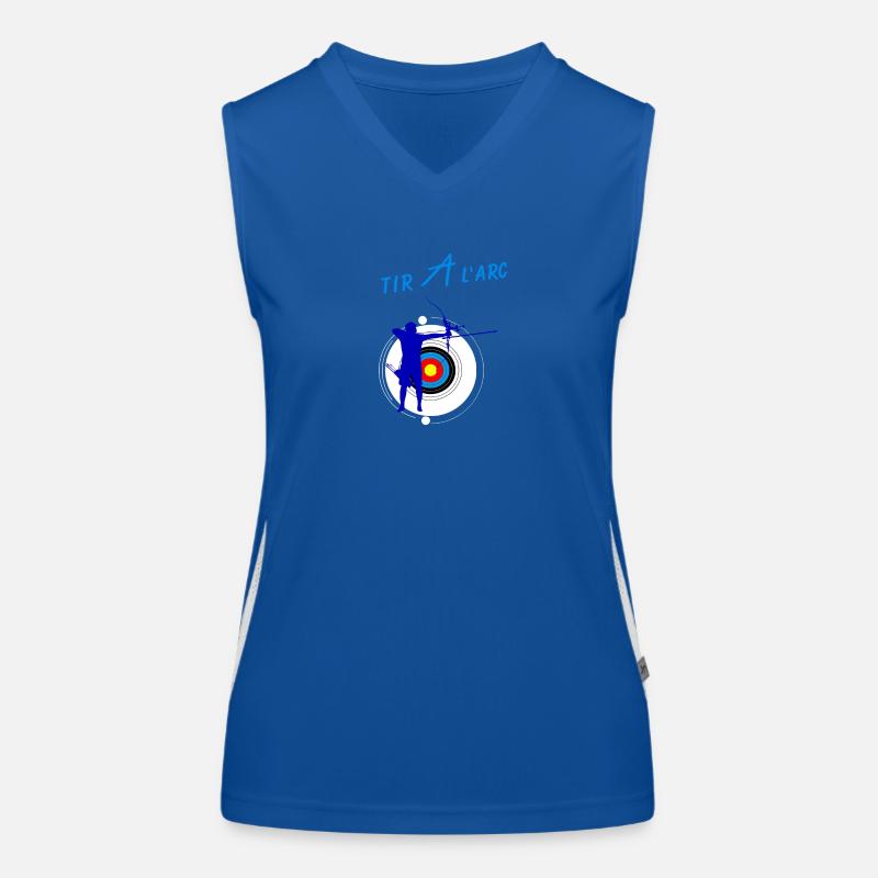 Bogenschießen Funktionelles Kontrast-Tank Top für Frauen