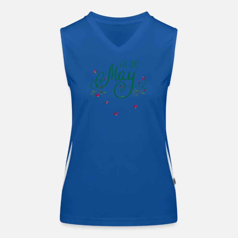 May, month, spring Women's Functional Contrast Tank Top