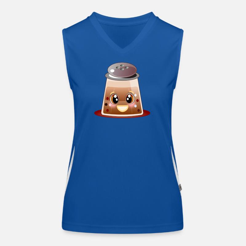 Kawaii Pfeffer - Pfefferkörner - Pfefferstreuer Funktionelles Kontrast-Tank Top für Frauen