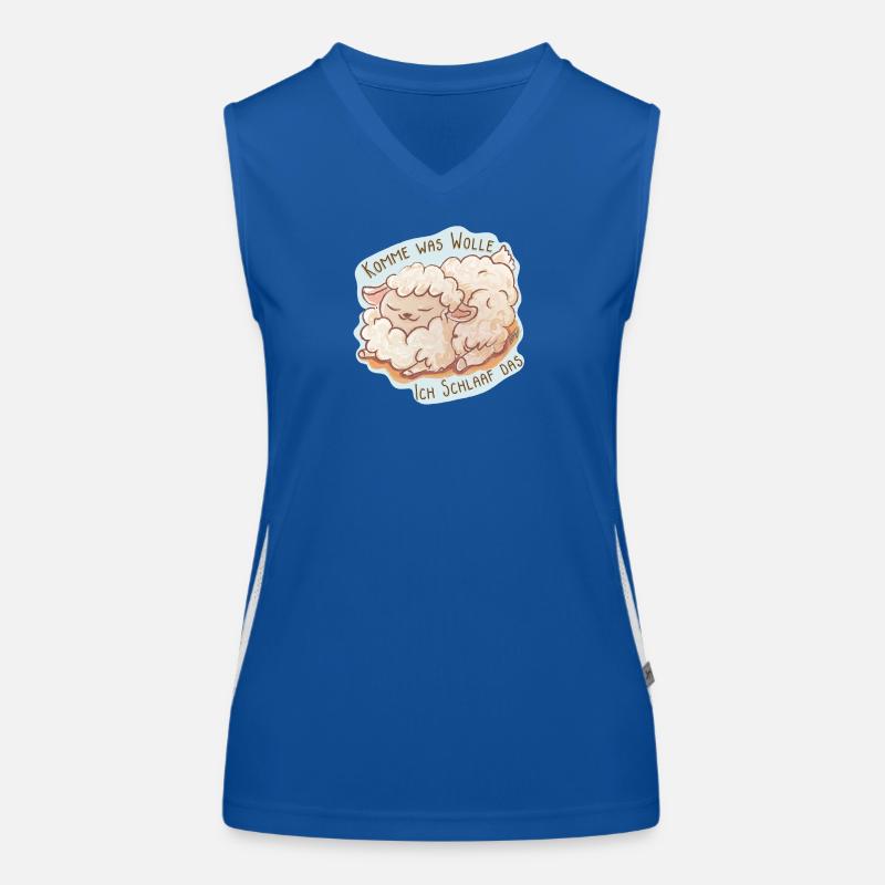 Ich Schlaaf das Funktionelles Kontrast-Tank Top für Frauen