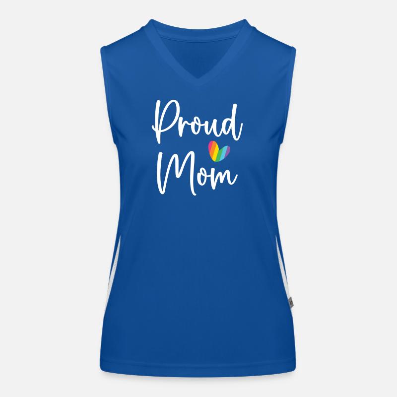 Stolze Mama Funktionelles Kontrast-Tank Top für Frauen