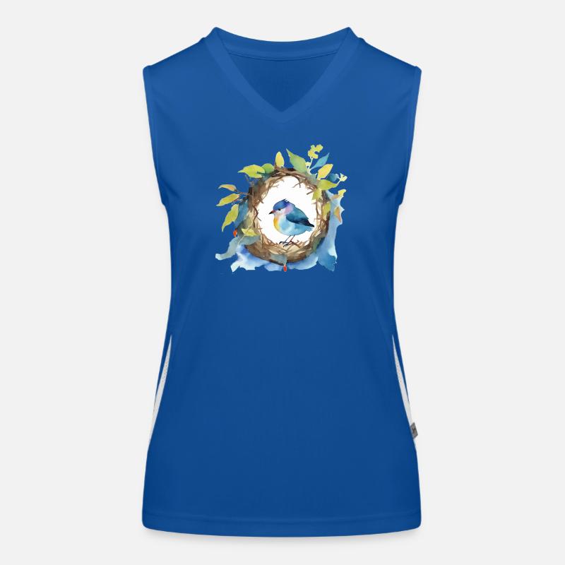 Vogel Funktionelles Kontrast-Tank Top für Frauen
