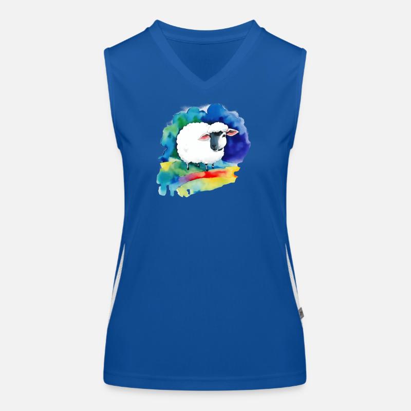 Sheep Women's Functional Contrast Tank Top