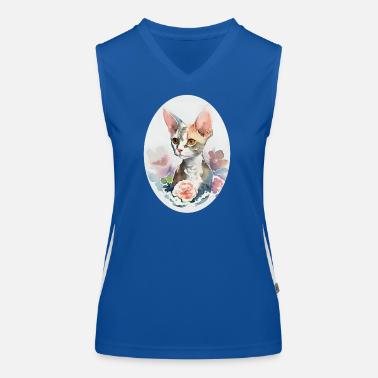 Devon Rex Débardeur respirant contrasté Femme