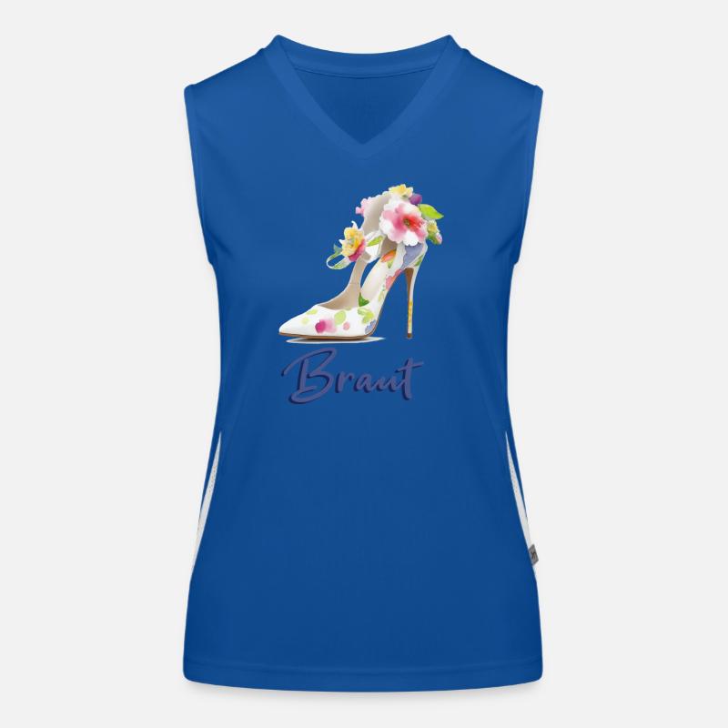 Braut Funktionelles Kontrast-Tank Top für Frauen
